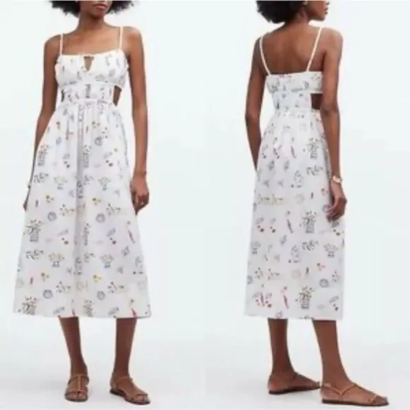 Madewell Dress 8 Lisa Says Gah White - Picture 11 of 11